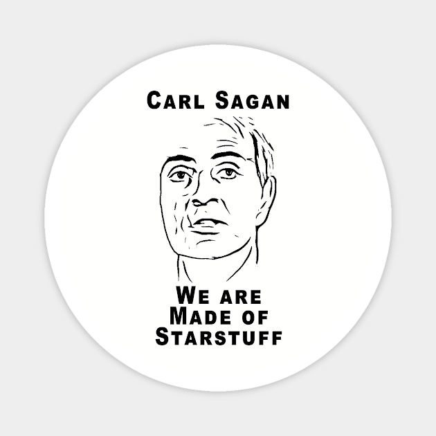 Carl Sagan Starstuff Quote Magnet by RockettGraph1cs